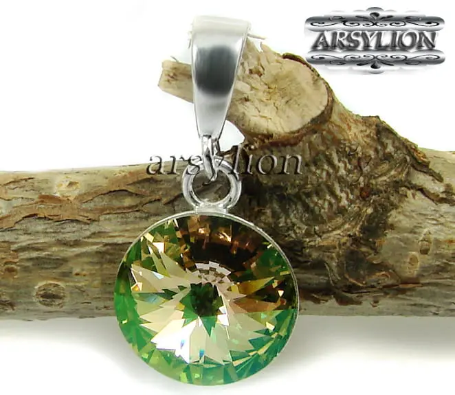 Zawieszka kryształ Swarovski Elements Luminous Green