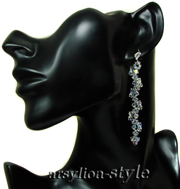 Kolczyki kryształ Swarovski Elements Crystal AB
