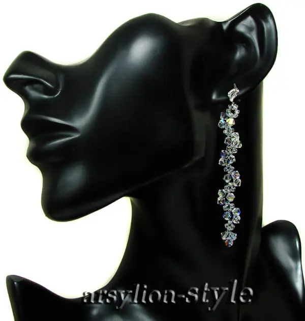 Kolczyki kryształ Swarovski Elements Crystal AB