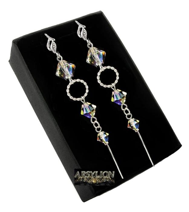 Kolczyki kryształ Swarovski Elements Crystal AB