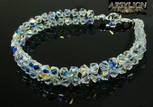 Bransoletka kryształki Crystal AB