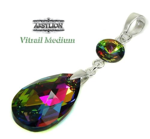 zawieszka kryształ Swarovski Elements Vitrail Medium