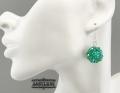 Kolczyki kule emerald ab