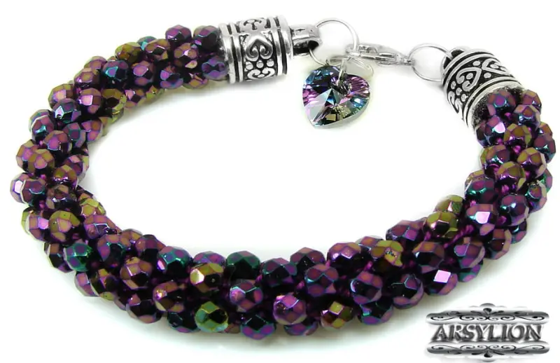 Bransoletka z kryształkiem Swarovski Elements Vitrail Light