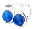 Kolczyki kryształ Swarovski Elements Capri Blue