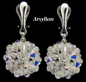 Kolczyki kryształ Swarovski Elements Crystal AB