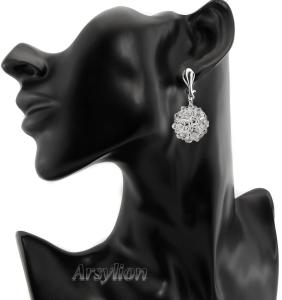 Klipsy kryształ Swarovski Elements Crystal