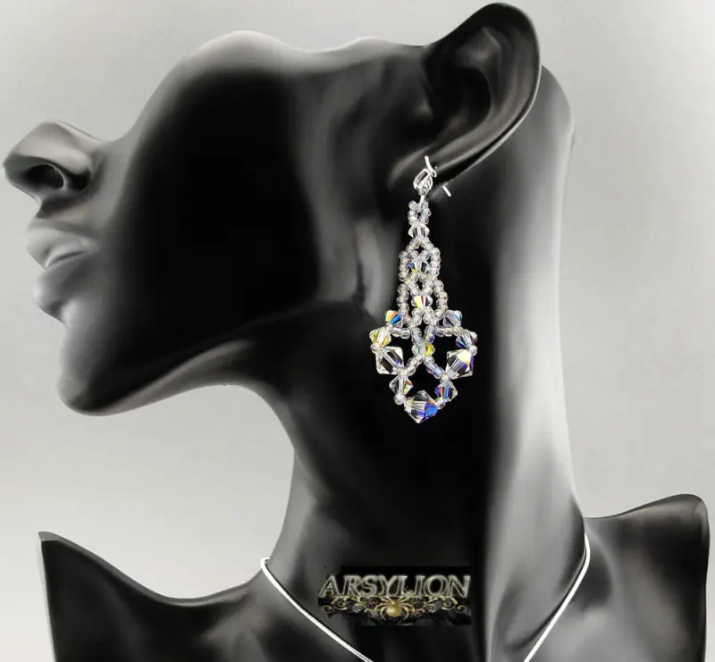 Kolczyki kryształ Swarovski Elements Crystal AB