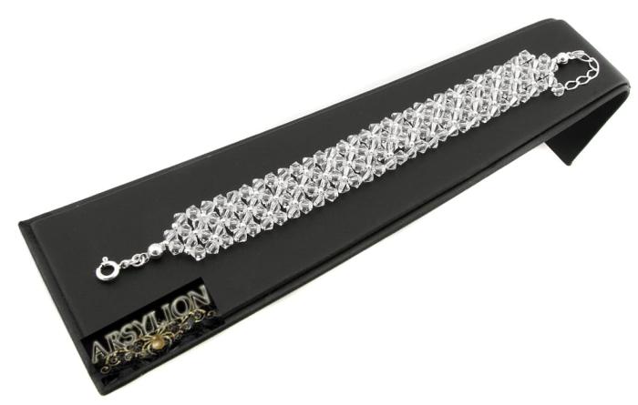 Bransoletka kryształy wysokiej jakości Crystal