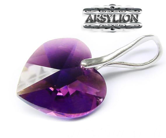 Zawieszka oryginalny kryształek Amethyst