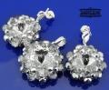 komplet z kryształami Swarovski crystal F