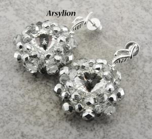 kolczyki z kryształami Swarovski crystal F