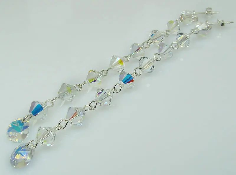 Kolczyki kryształ Swarovski Elements Crystal AB