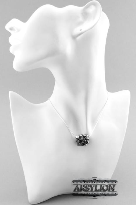 Zawieszka kryształ Swarovski Elements Silver Night