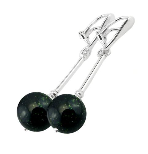 klipsy szmaragd nilu 12mm kule