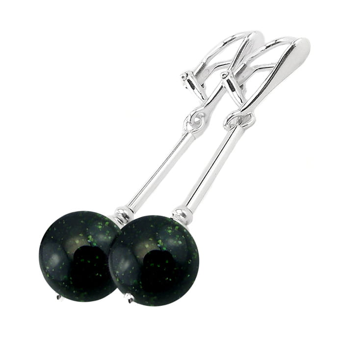 klipsy szmaragd nilu 12mm kule