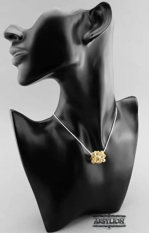 Zawieszka kryształ Swarovski Elements Golden Shadow
