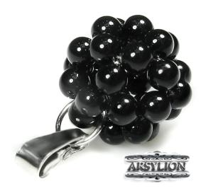 Zawieszka perła Swarovski Elements Mystic Black