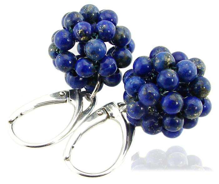 kolczyki lapis lazuli