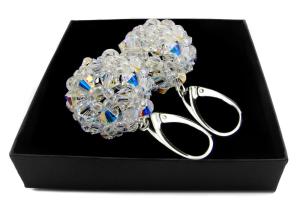 kolczyki z kryształkami crystal ab