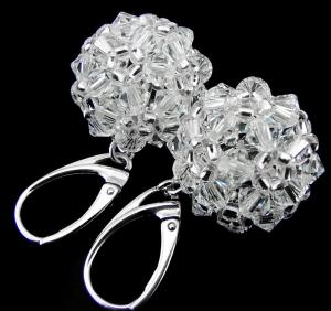 kolczyki z kryształkami crystal