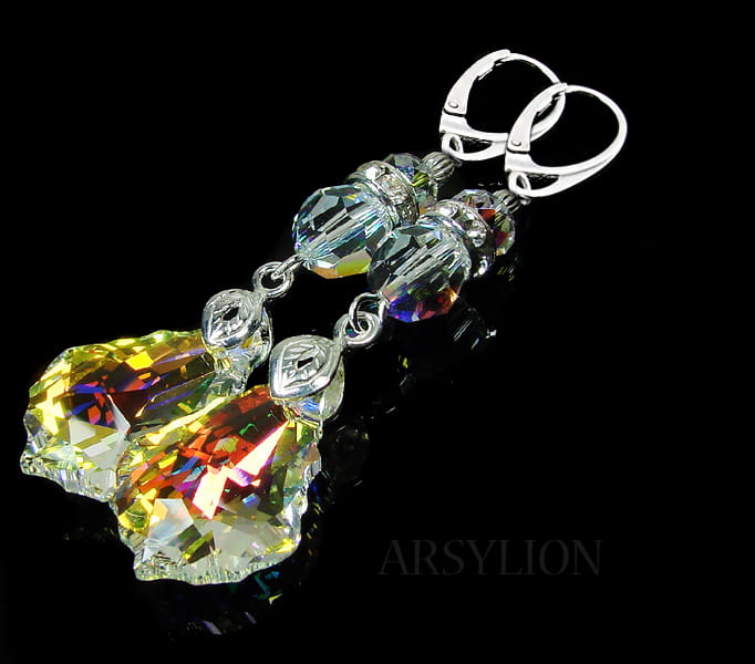 Kolczyki z kryształkami Crystal AB