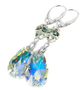 kolczyki z kryształkami crystal ab
