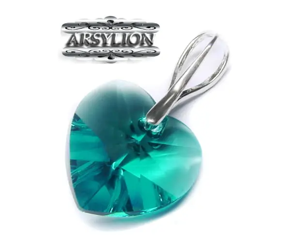 Zawieszka kryształ Swarovski Elements Blue Zircon