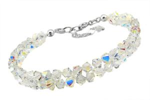 Bransoletka kryształkami Crystal AB
