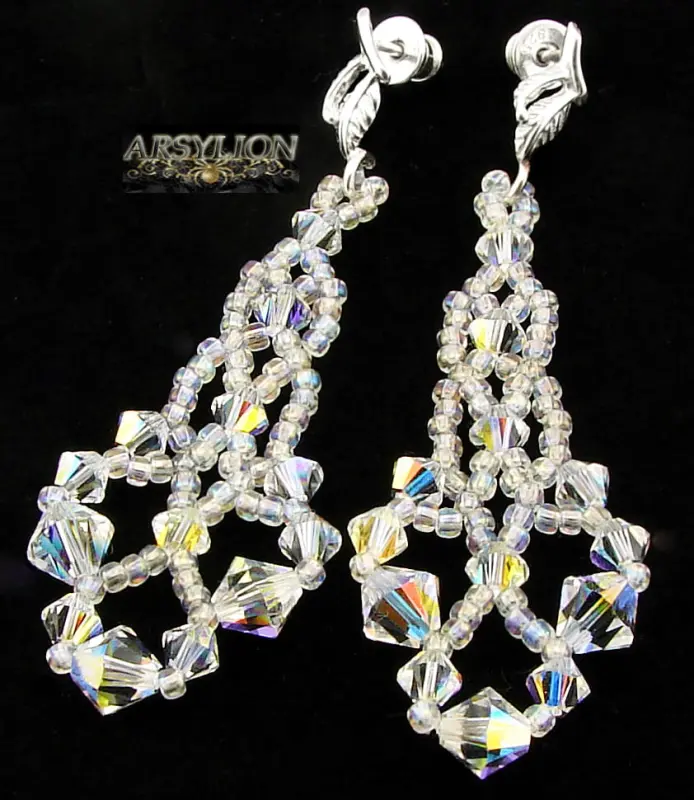 Kolczyki kryształ Swarovski Elements Crystal AB