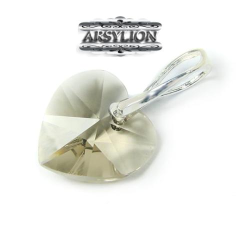 Zawieszka z oryginalnym krysztakiem Greige