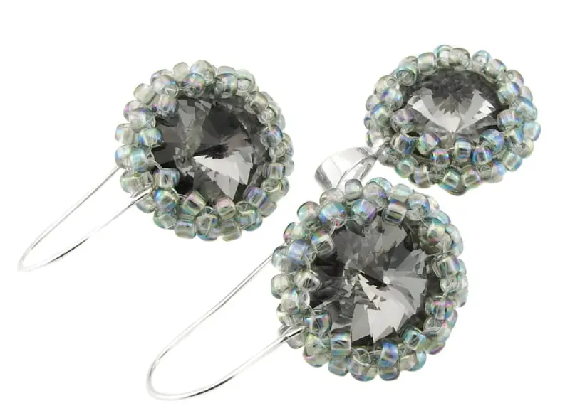 komplet z rivoli silver night w oplocie z toho black diamond