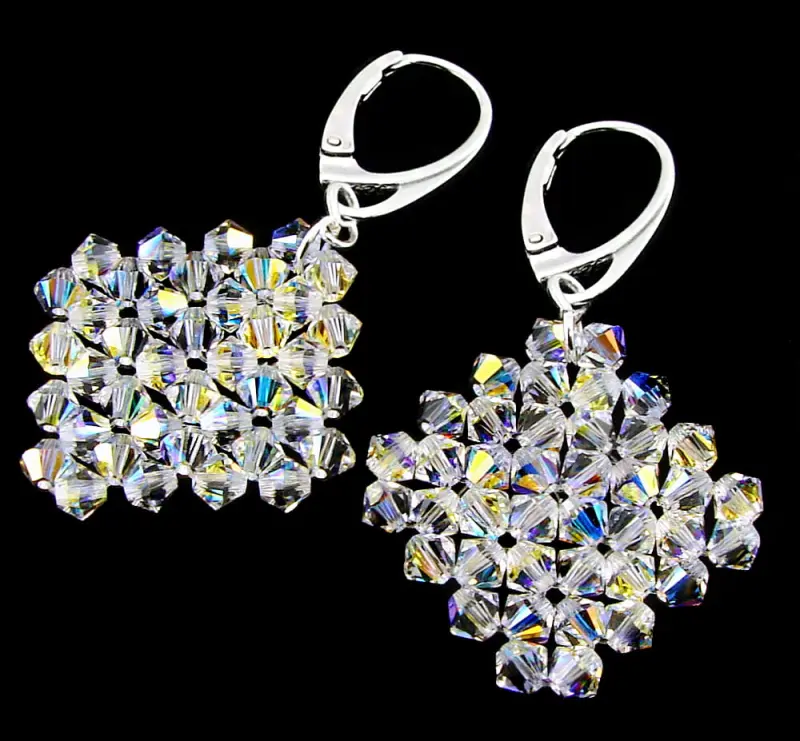 kolczyki z kryształkami Crystal AB