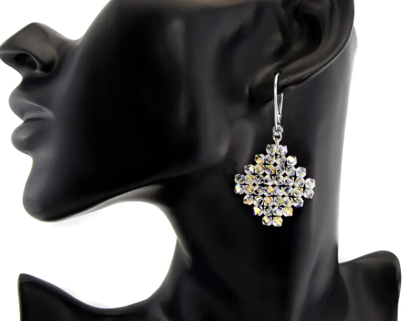 kolczyki z kryształkami Crystal AB