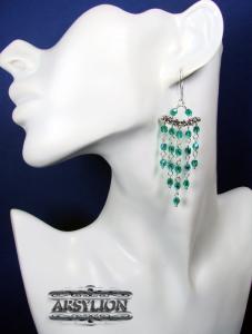 Kolczyki kolor Emerald AB