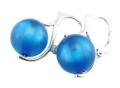 kolczyki lucido polaris kule 12mm cobalt