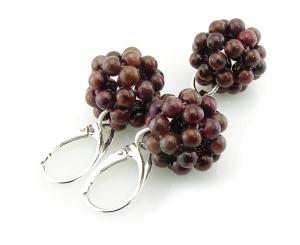 ARSYLION srebrny komplet kamień granat 1109