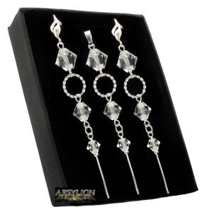 Komplet kryształ Swarovski Elements Crystal