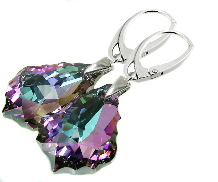 Kolczyki kryształ Swarovski Elements Vitrail Light