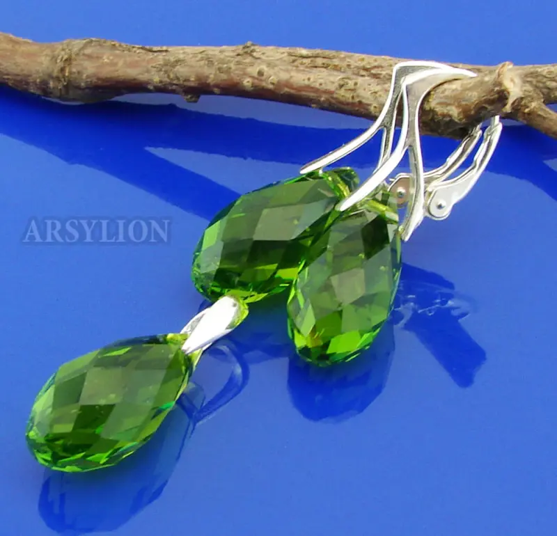 komplet jablonex olivine briolette