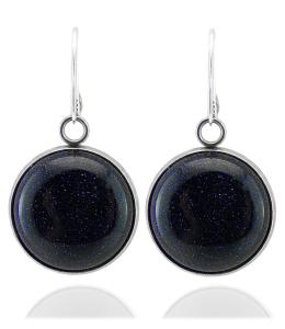 ARSYLION kolczyki kamienie noc kairu 20 mm 1027