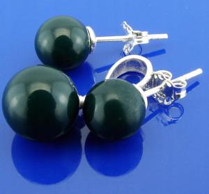 komplet perły crystal malachite preciosa