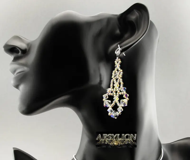 Kolczyki kryształ Swarovski Elements Crystal AB