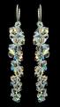kolczyki gałązki z oryginalnymi czeskimi kryształkami Crystal AB