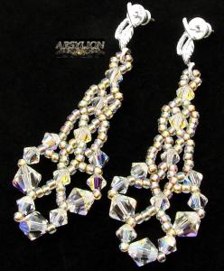 Kolczyki kryształ Swarovski Elements Crystal AB