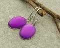 kolczyki fioletowe lunasoft grape