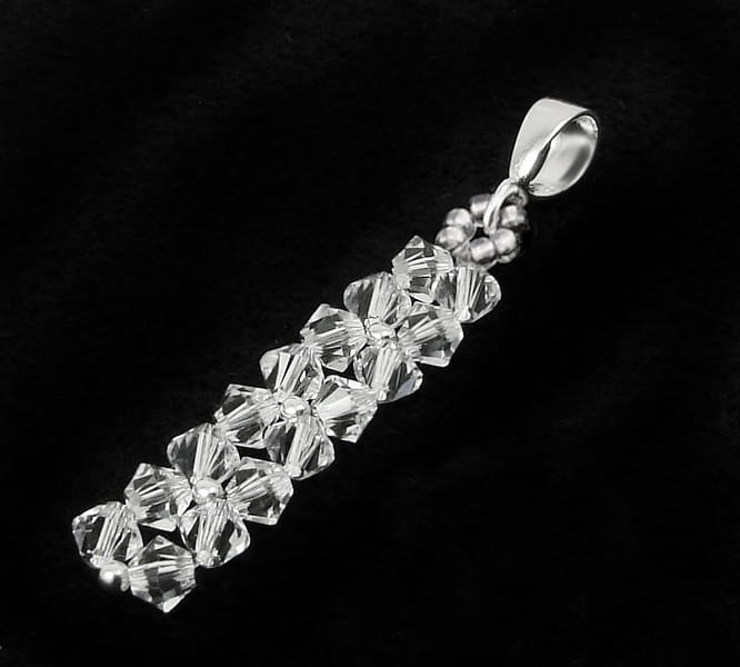 zawieszka z oryginalnymi kryształkami Crystal