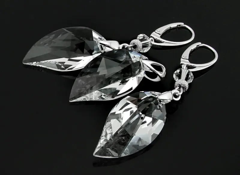 kryształowy komplet z oryginalnymi kryształami new leaf Crystal