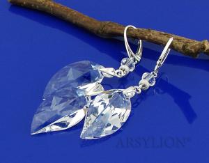 kryształowy komplet z oryginalnymi kryształami new leaf Crystal