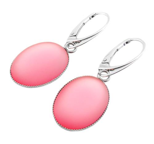 kolczyki różowe lunasoft watermelon